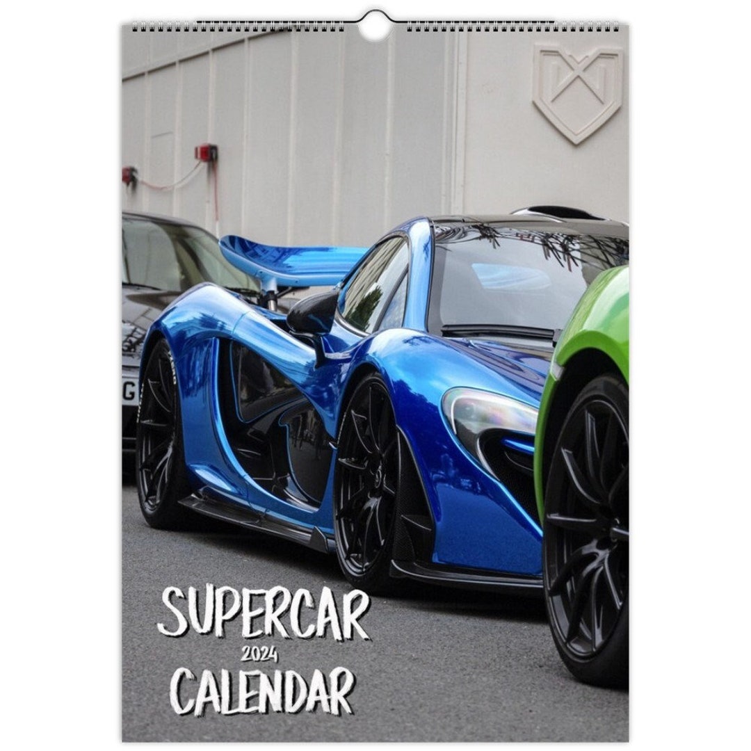 2024 SUPERCAR CALENDAR Etsy