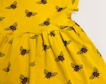 honey bee dress for babies