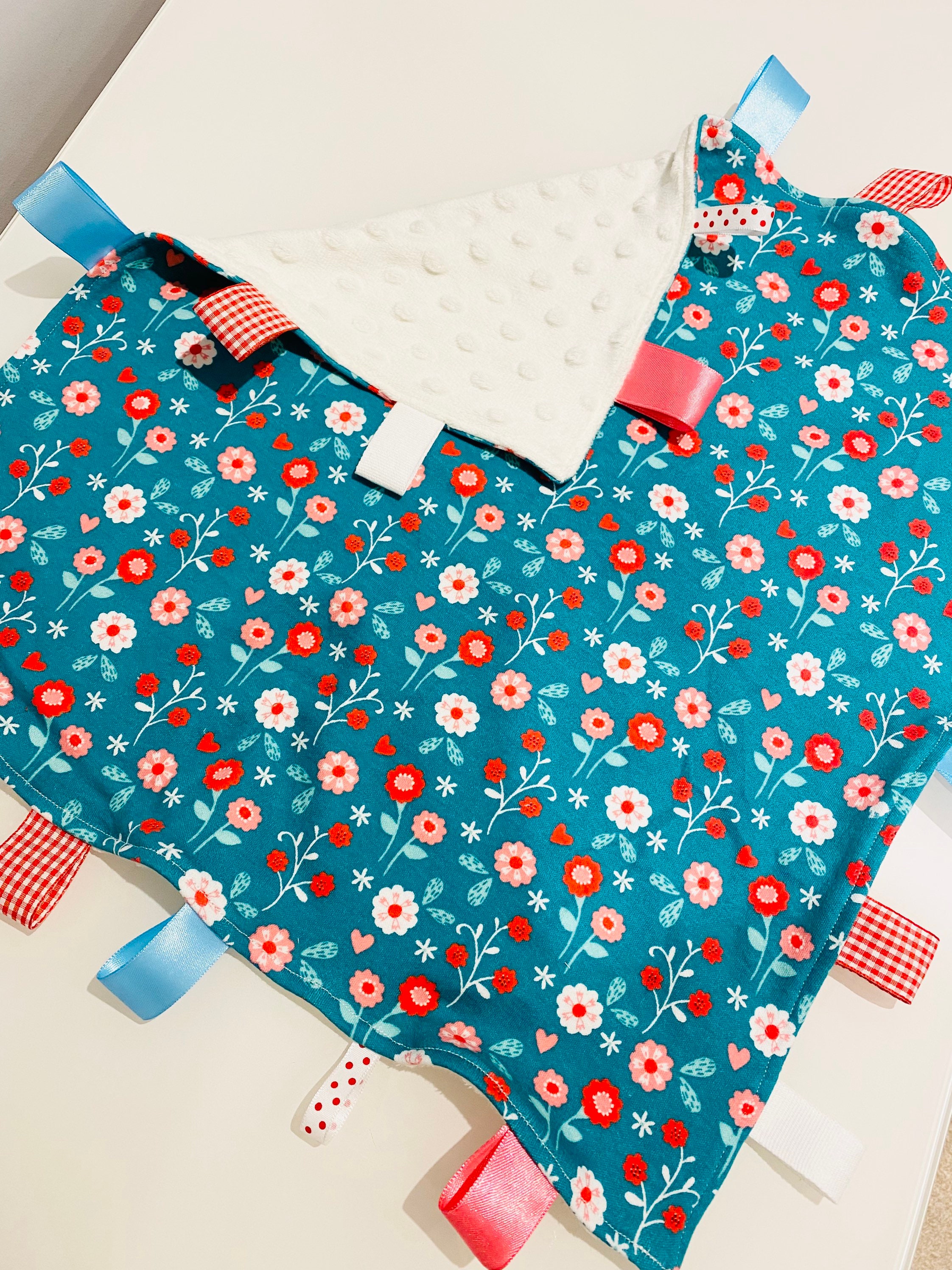 Baby tag blanket personalised baby gift new baby Etsy