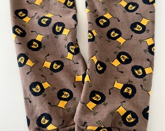 Children's lion leggings | Kids leggings | Toddler leggings | Baby leggings | Unisex | Boys | Girls