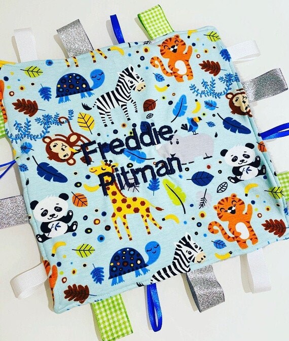 personalised tag blanket