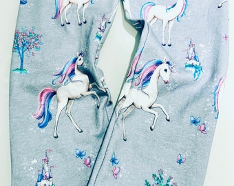 Mädchen Einhorn Leggings | Kinder Leggings | Kinder Leggings | Kleinkind Leggings | Baby Leggings