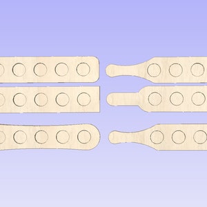 Arquivos de corte de vôo de cerveja apenas DXF SVG PDF Laser Cnc placa bandeja bandejas remo