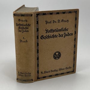 Volkstümliche Geschichte der Juden Wien-Berlin Zweiter Band c1919