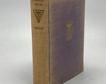 Ralph Waldo Emerson REPRESENTATIVE MEN Riverside Edition