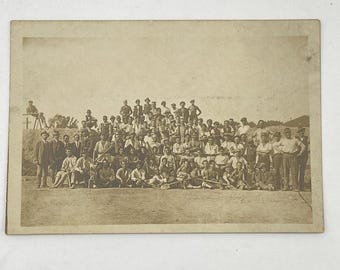 1921 Hakoah Vienna Jewish Sports Club Original Jewish Workers Photograph Signed