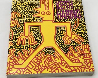 Keith Haring (Sans titre) anglais et hébreu Musée d'art de Tel Aviv 1995