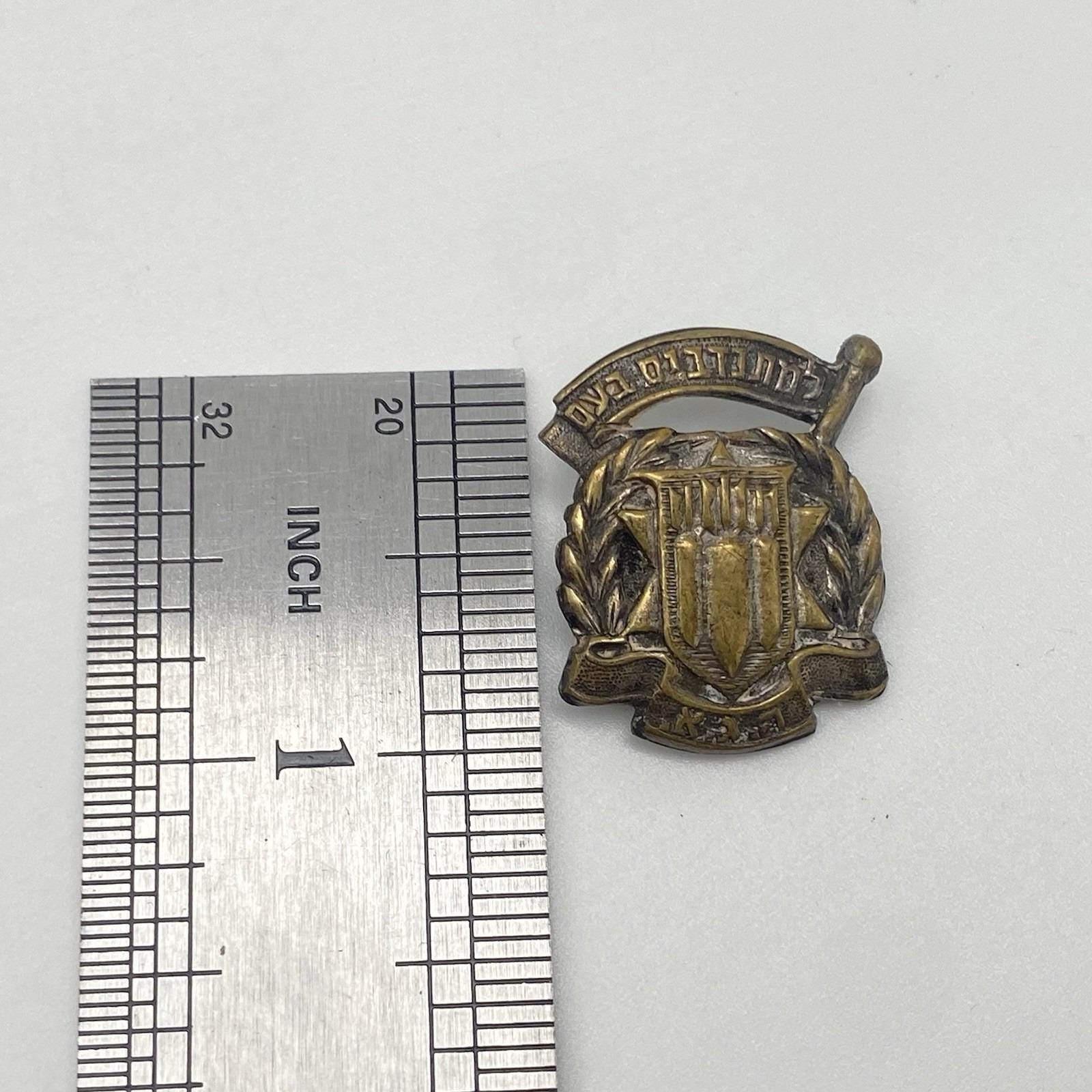 VERY RARE Israel Civil Air Defense IDF Unit Badge Pin 1949-1950