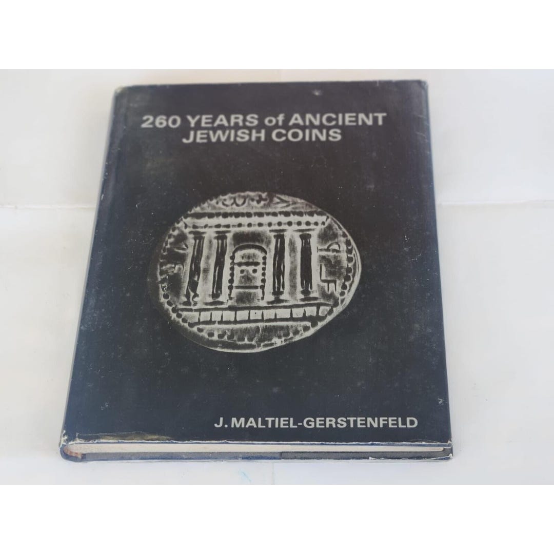 Numismatics 260 Years of Ancient Jewish Coins Catalogue 1982 israel