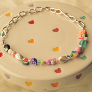 Half & Half Trendy Funky Necklace