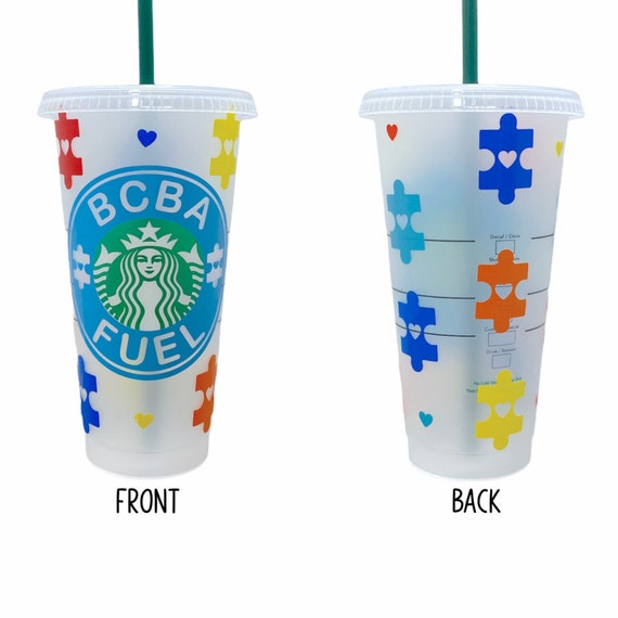 Board Certified Behavior Analyst, BCBA, BCBA Fuel, Iced Coffee Lovers, BCBA  Gifts, Starbucks Cup, Bcaba 