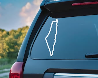 Palestina, Gaza, Jerusalén, Ramallah, calcomanía para auto, calcomanía para cuaderno, calcomanía