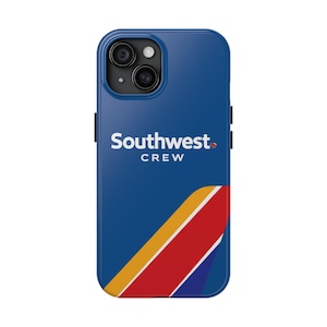 Southwest Airlines Crew Aviation Phone Case iPhone 15 14 13 12 Pro Max