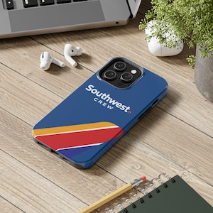 Southwest Airlines Crew Aviation Phone Case iPhone 15 14 13 12 Pro Max