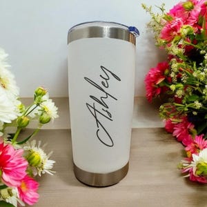 Custom Laser Engraved YETI Tumbler: Personalized 20 oz Gift
