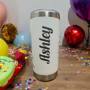 Custom YETI 20 oz Tumbler: Personalized Laser Engraved Cup