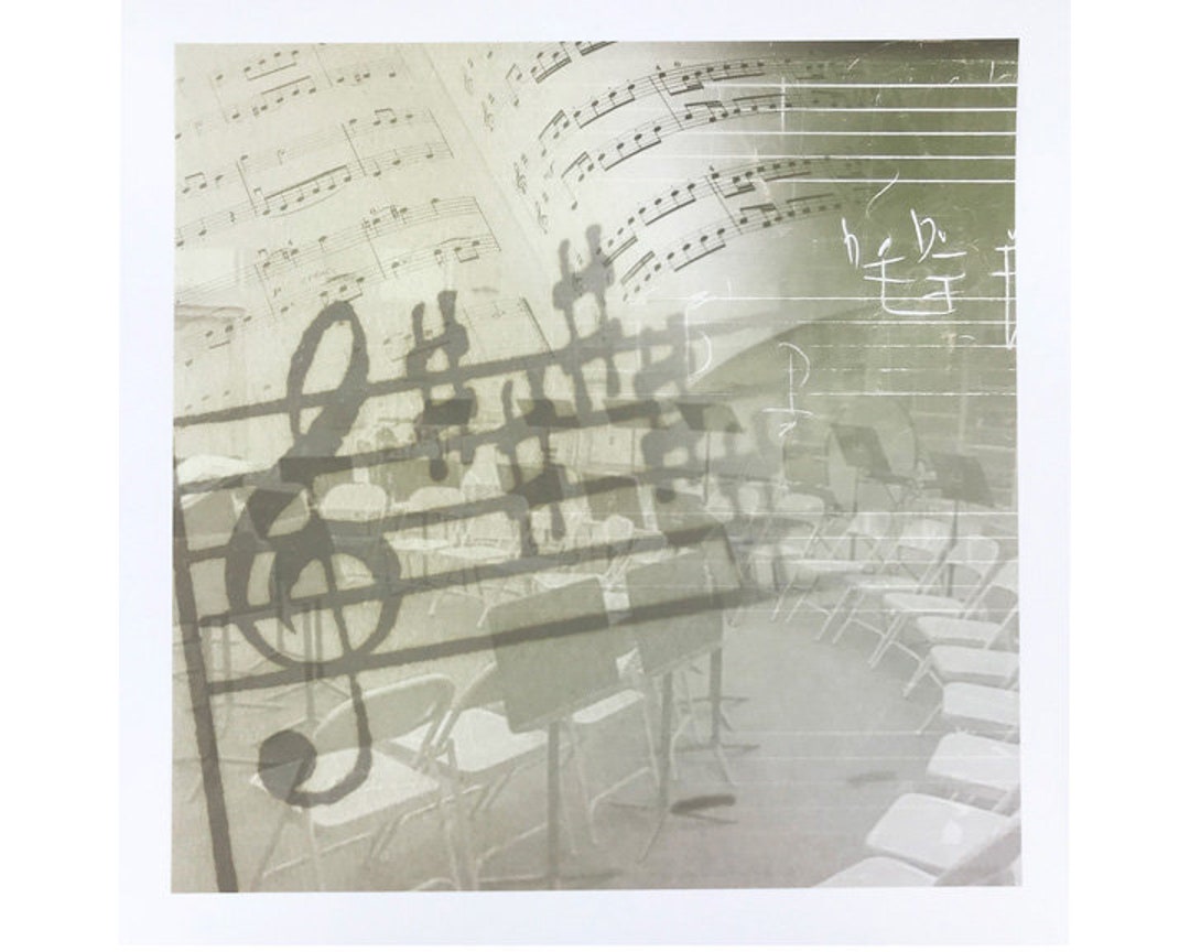 Band Collage Music Scrapbook Paper by Paperhouse / 12