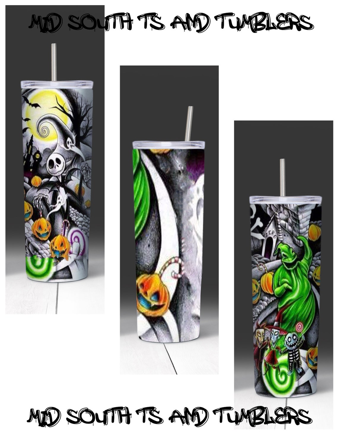 Nightmare Before Christmas NBC TUMBLER wrap sublimation design  Etsy