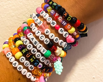 Custom Kandi Bracelets: Personalized Beaded Rave Jewelry