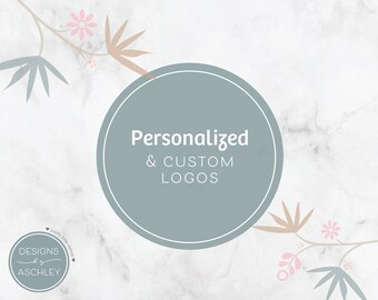 Personalized Logo Design, Digital Files ONLY, Business Cards Option, Custom Graphic Design, Design Service, Custom Branding