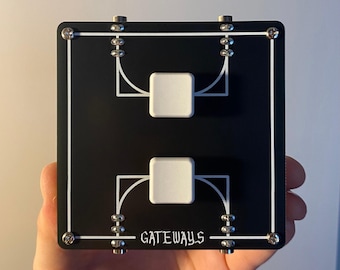 Krypt Modular / Gateways - Módulo de utilidad de conmutación manual de 0 HP / Sintetizador modular / Eurorack