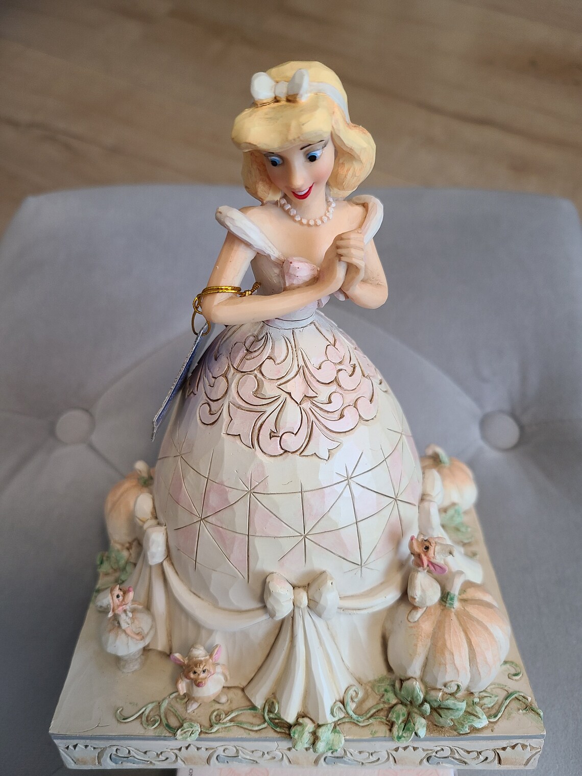 jim shore white woodland cinderella