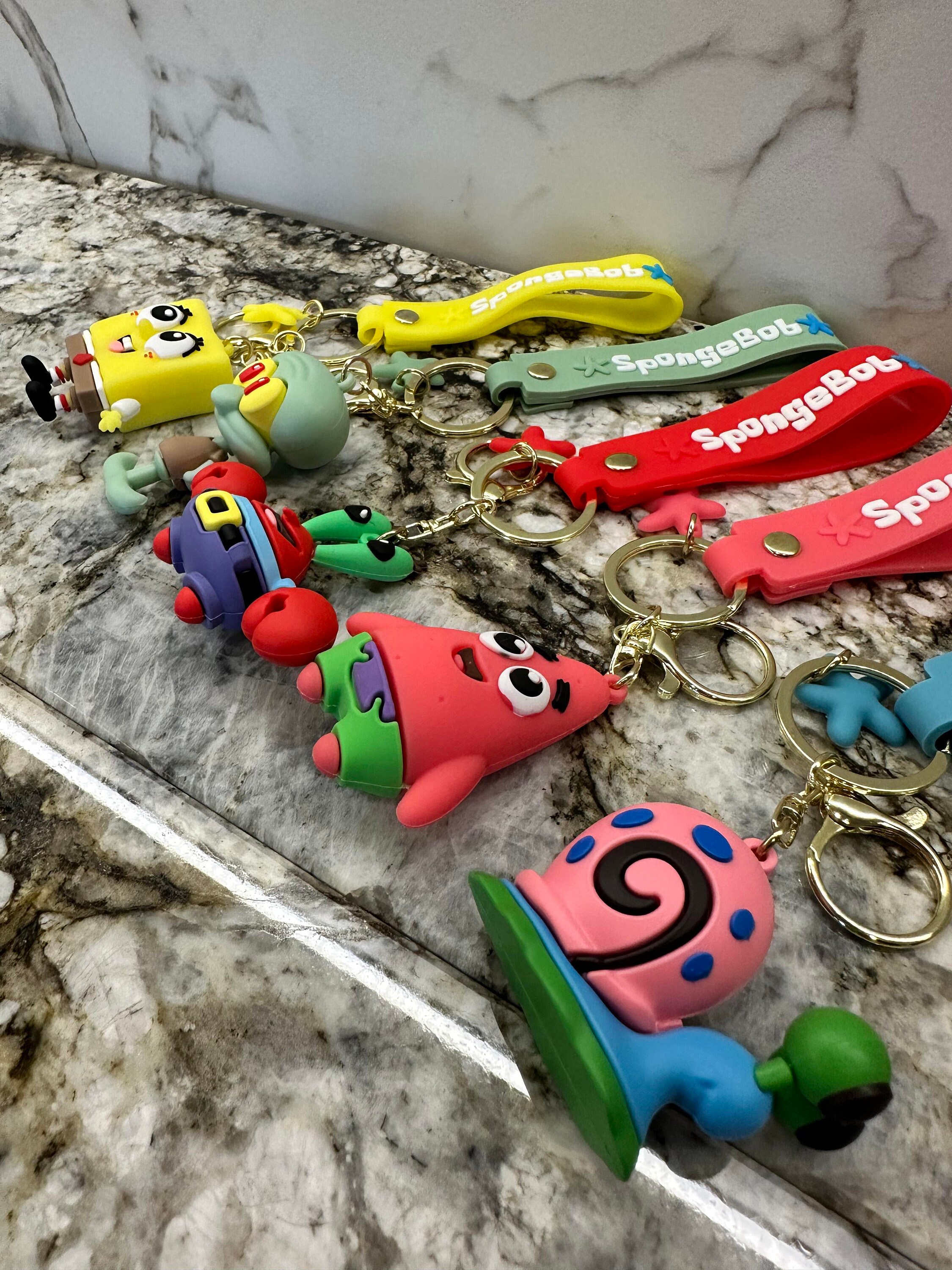 Spongebob keyring cheap