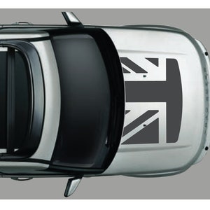 LR3、LR4 ランドローバー ディスカバリー用にデザインされたユニオンジャック ボンネット デカール - フード フラッグ L319