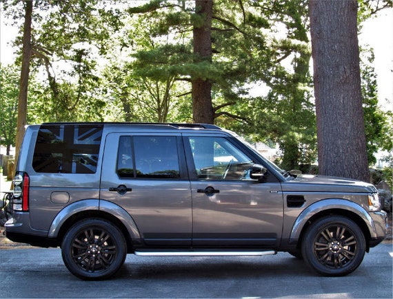 Paar Landrover Discovery 3/4 Fenster-Aufkleber Union Jack Flagge - Vinyl, Matte Optik