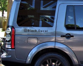 Side Window Union Flag for Land Rover Discovery LR4, LR3, L319 Graphic Decal Jack