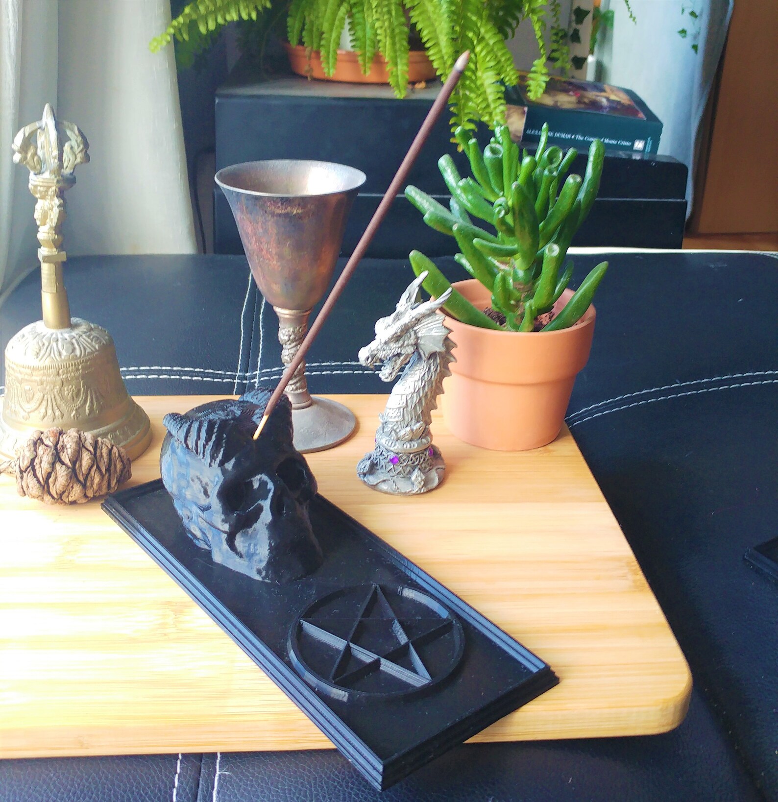 Incense Holder Demonic Satanic Gothic Horror Theme Etsy