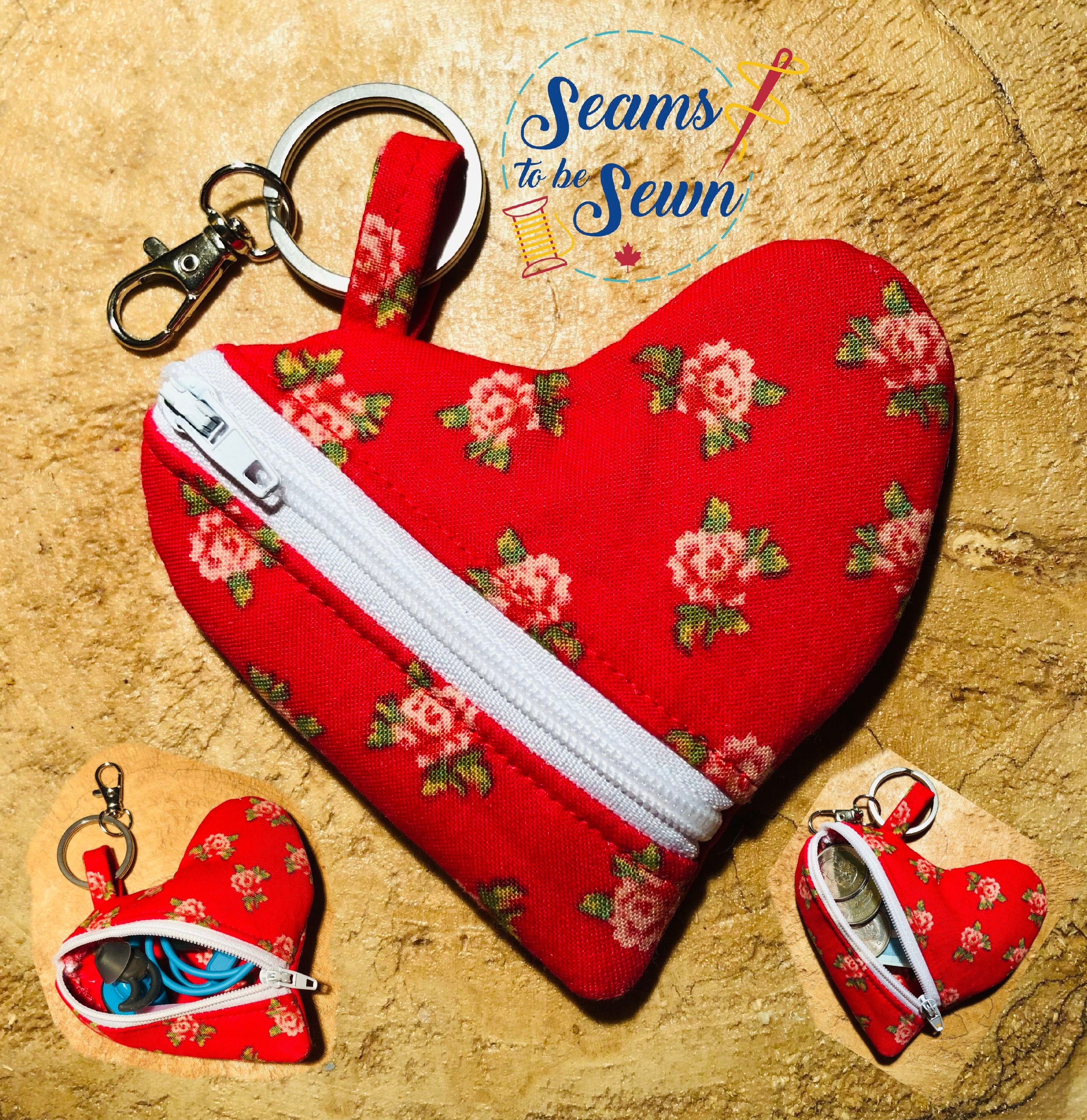 Heart Shaped Ear Pod/coin Pouches - Etsy