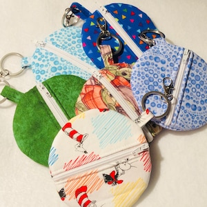 Round Ear Pod/Coin Pouches