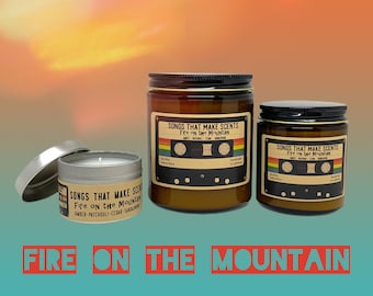 Fire on the Mountain Scented Soy Candle by Songs That Make Scents - Various Sizes