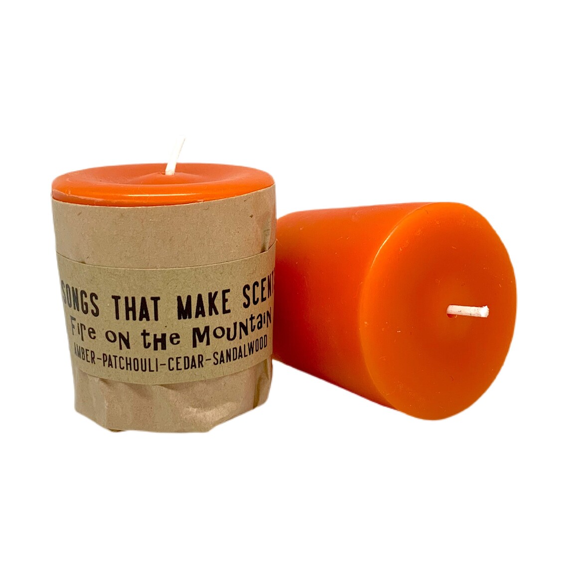 Fire on the Mountain Scented Votive Candle by Songs That Make Etsy