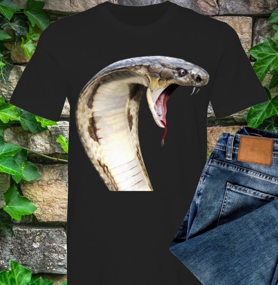 Angry King Cobra Shirt Wild Animals 