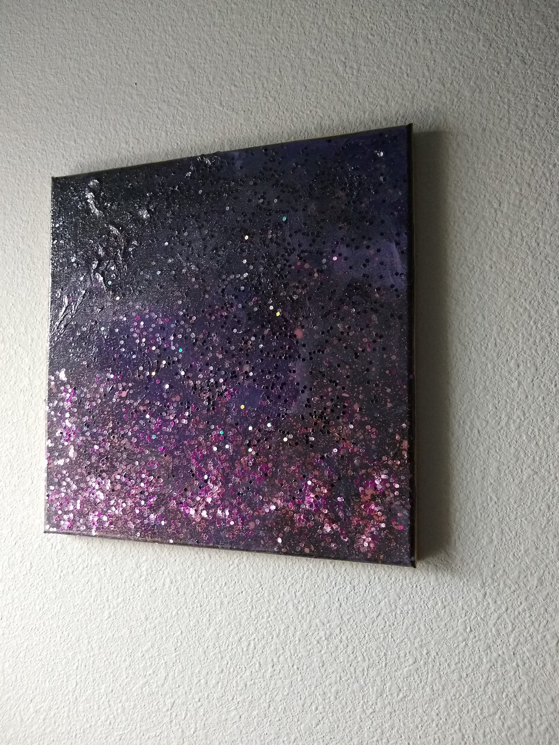Glitter Painting Glitter Art Abstract Painting Abstract Etsy