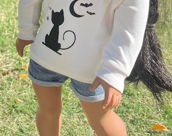 Halloween Hoodie- 18 Zoll Puppenkleidung- Herbst Outfit