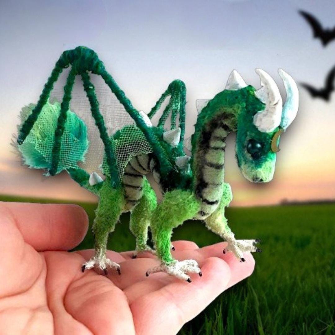 本物そっくりのドラゴン - Etsy 日本