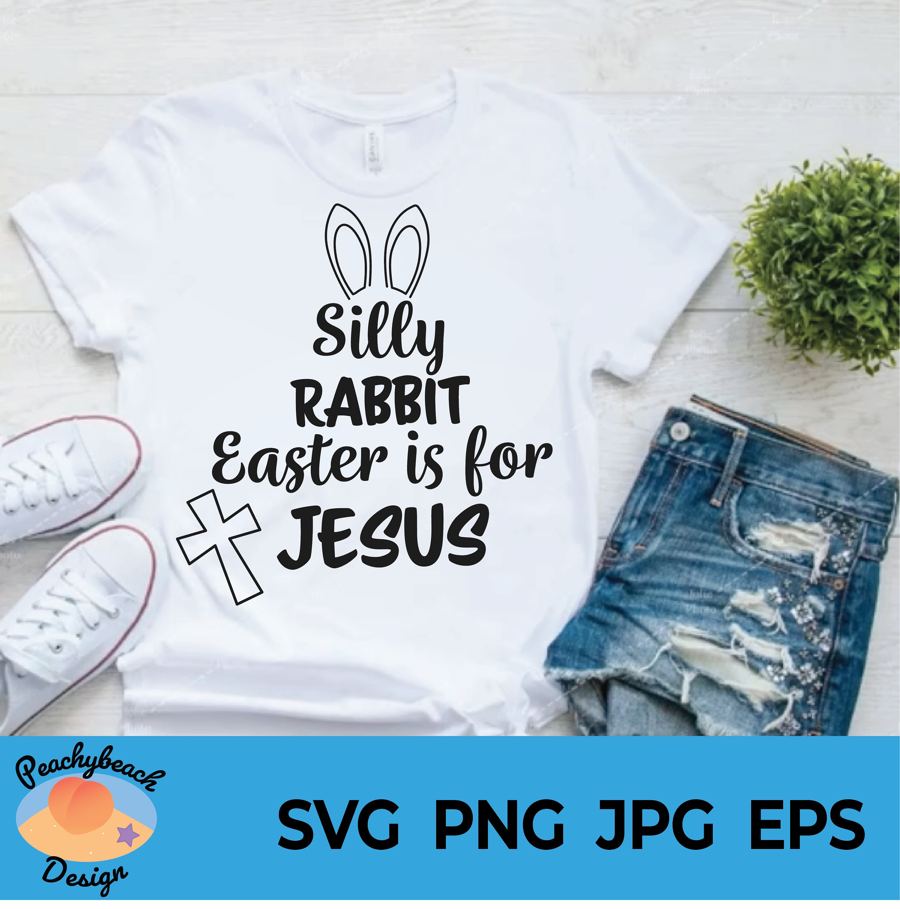 Silly Rabbit Easter Is for Jesus Svg Funny Easter Shirt Svg | Etsy