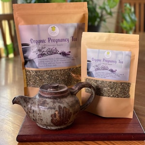 Organic Loose Leaf Pregnancy Tea for Healthy Pregnancy | All Natural Herbal Tea | Labor & Birth Preparation | NORA Tea | Baby Shower Gift