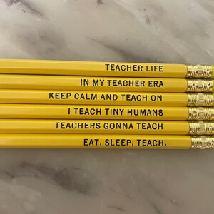 Teacher Gift Pencil Set | Teacher Appreciation Gift | Creative Teacher Gift | Back To School Gift