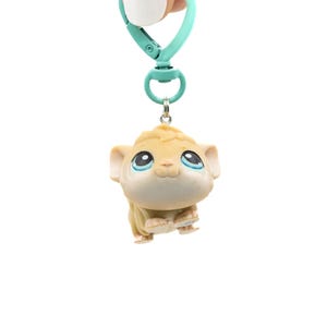 Littlest Pet Shop Guinea Pig Bag Charm ~ Nostalgic, Y2k, Gift, Novelty Gift, Customisable, LPS, Upcycled, Kawaii Bag Charm, Unique Gift