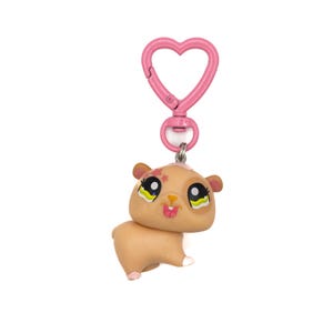 Tan Hamster Littlest Pet Shop Bag Charm ~ Nostalgic, Y2k, Gift, Kawaii, LPS, Novelty Gift, Customisable, 2000s