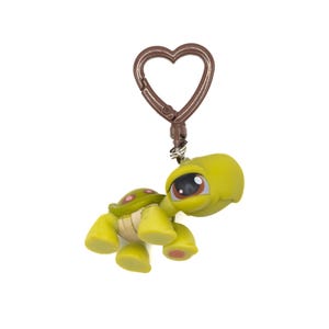 Green and Brown Turtle Littlest Pet Shop Bag Charm ~ Nostalgic, Y2k, Gift, Kawaii, LPS, Novelty Gift, Customisable, 2000s