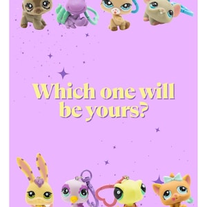 Geheimnis Littlest Pet Shop Taschenanhänger ~ Nostalgisch, Y2K, Geschenk, Blind Box, Neuheit Geschenk, kundengerecht, blind Tasche, Überraschungstasche, LPS
