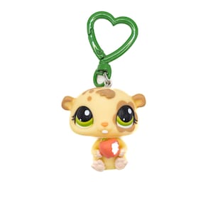 Littlest Pet Shop Hamster Bag Charm ~ Nostalgic, Y2k, Gift, Novelty Gift, Customisable, LPS, Upcycled, Unique