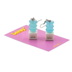 Water Cooler Earrings ~ Kawaii, Novelty Earrings, Quirky, Cute, Kawaii Gift, Statement Earrings, Novelty Earrings, Funny Earrings, Weird