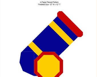 Cannon Quilt Block FPP Pattern