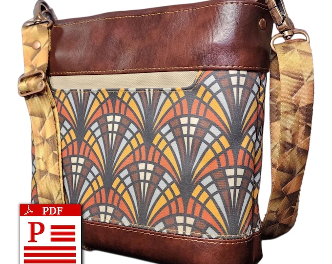 Chartreuse Crossbody Bag Sewing Pattern | Quick Sew Purse (PDF Pattern)